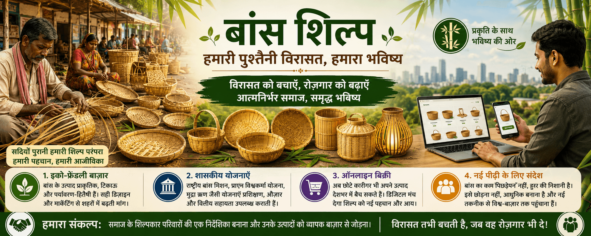 बांस शिल्प — हमारी पुश्तैनी विरासत और उसका भविष्य